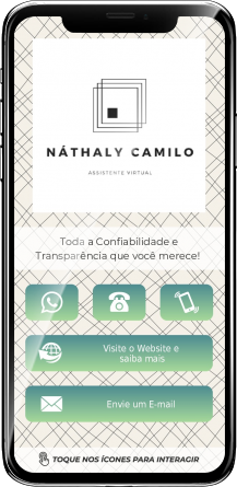 Náthaly Camilo Cartões que Falam | Cartão de Visita Digital