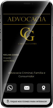 Carolina Gomes Cartão Interativo | Cartao de Visita Digital