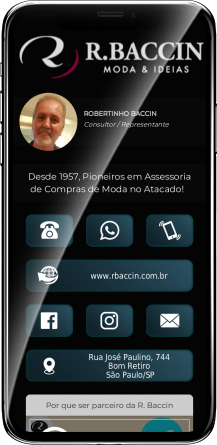 Rinaldo Baccin Cartao de Visita Digital | Cartão Interativo
