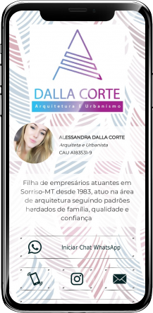 Alessandra Dalla Corte Cartao de Visita Digital | Cartão Interativo