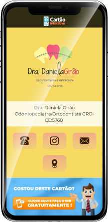 Daniela Cartão de Visita Digital | Cartões que Falam