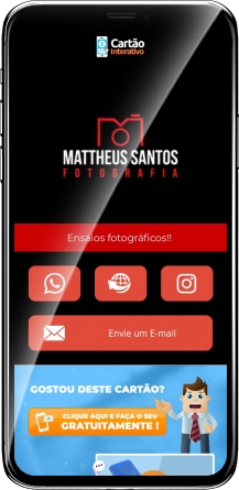 Mattheus Cartão de Visita Digital | Cartões que Falam