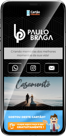 Paulo Braga Cartão de Visita Digital | Cartões que Falam